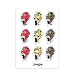 LovedbyGaby stickers &quot;chic gala girls&quot;