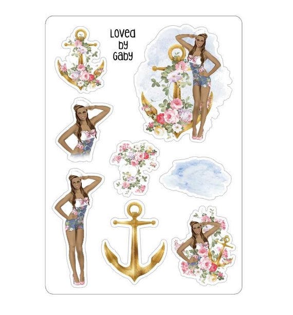 LovedbyGaby stickers nautical