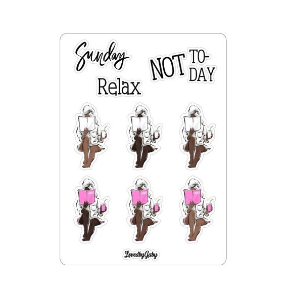 LovedbyGaby stickers "Sunday mornings"