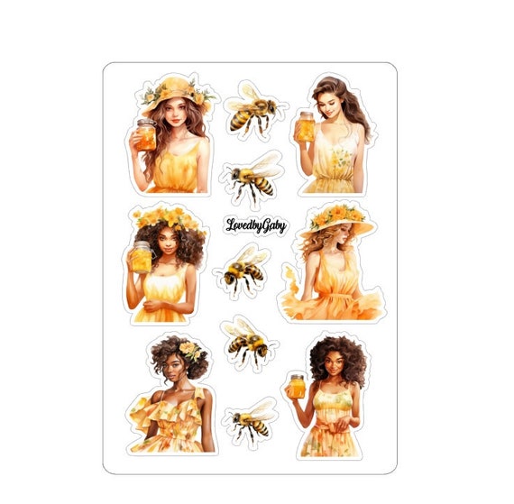 LovedbyGaby stickers Honey Bees
