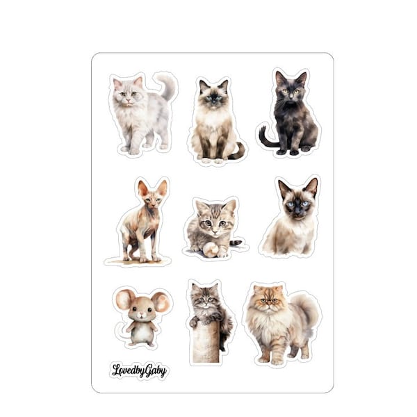 LovedbyGaby stickers Cats