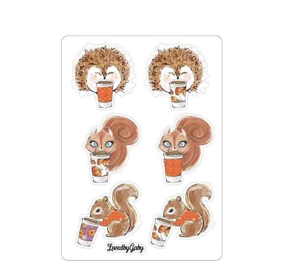 LovedbyGaby stickers pumpkin spice latte