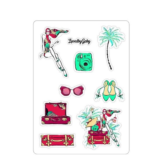 LovedbyGaby stickers "tropical"