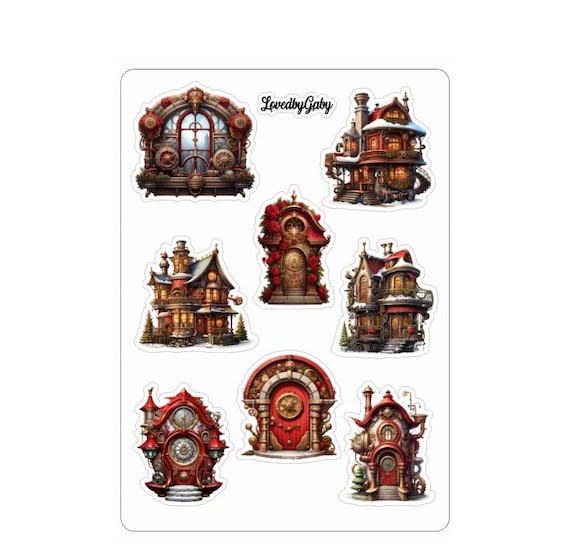 LovedbyGaby stickers Steampunk christmas 2