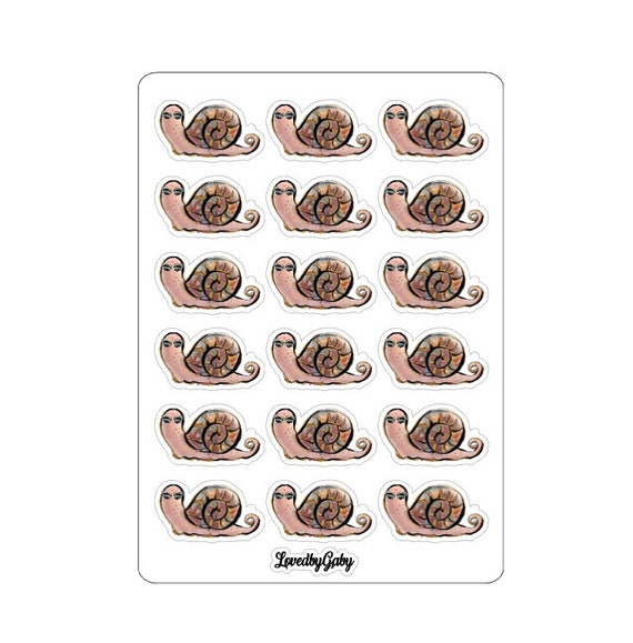 LovedbyGaby stickers "snails"