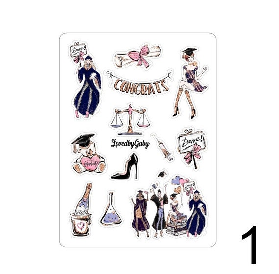 LovedbyGaby stickers "Graduation"