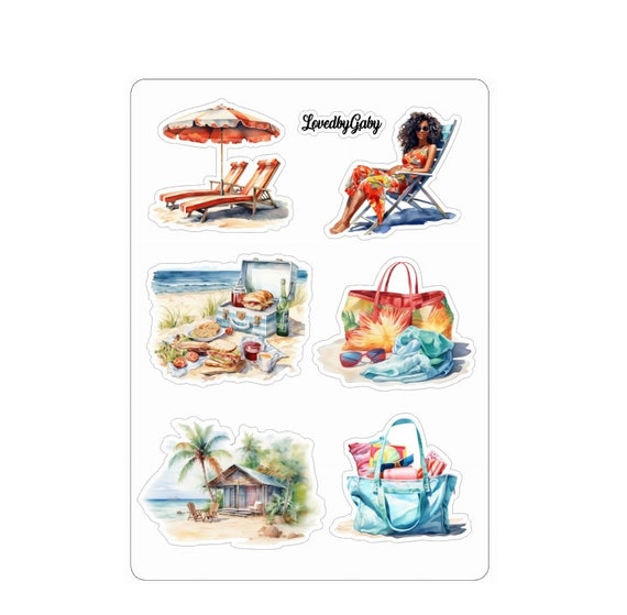 LovedbyGaby stickers Colorful Beach