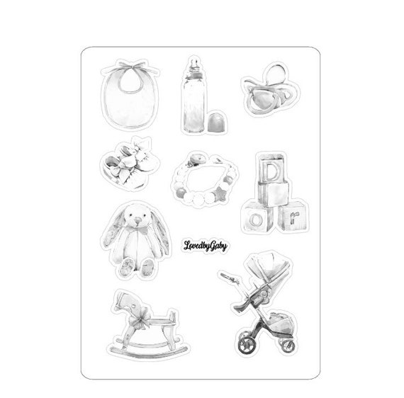 LovedbyGaby stickers "baby neutral"