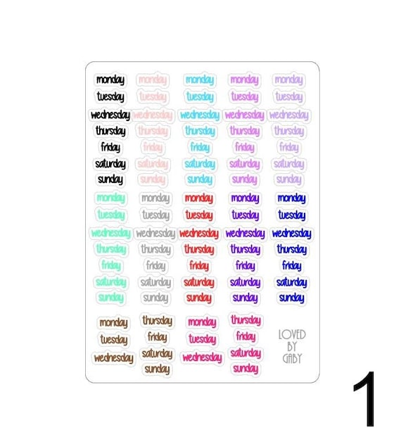 LovedbyGaby stickers "days"