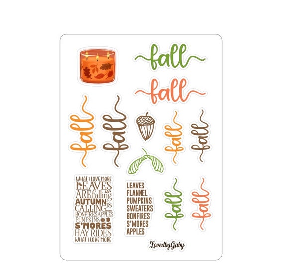 LovedbyGaby stickers Fall