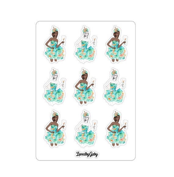 LovedbyGaby stickers "Party queen"