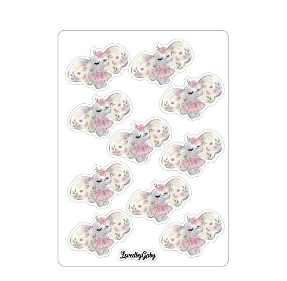 LovedbyGaby stickers elephant