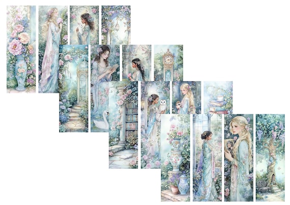 LovedbyGaby A4 journalpaper set floral garden