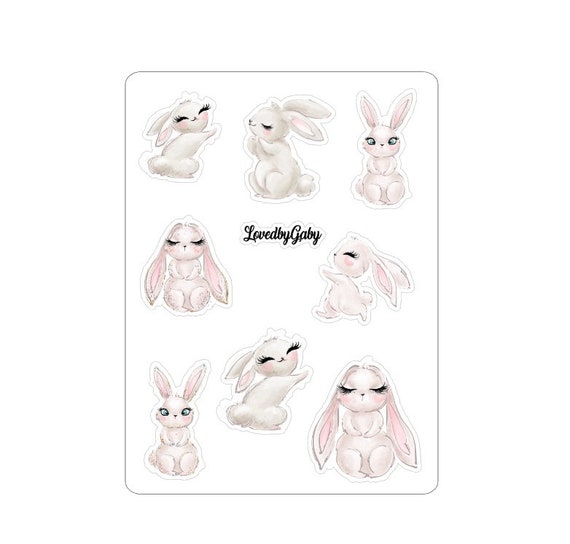 LovedbyGaby stickers "Bunnies"