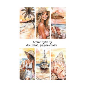 LovedbyGaby A5 Tagebuch-Paperbook Summerbeach