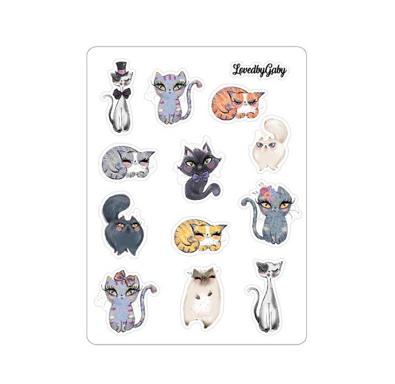 LovedbyGaby stickers "cats"