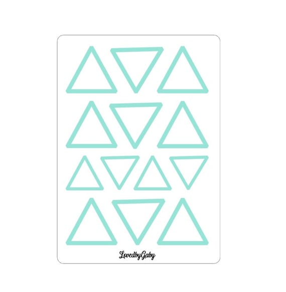 LovedbyGaby stickers shapes triangles