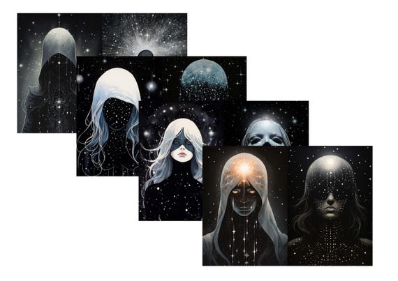 LovedbyGaby A4 journal set Among the stars