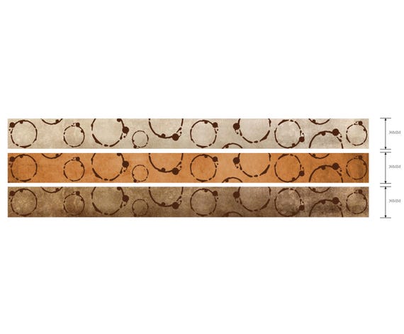 LovedbyGaby washi / masking tapes 30mm coffee