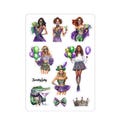 LovedbyGaby stickers Mardi Gras product logo