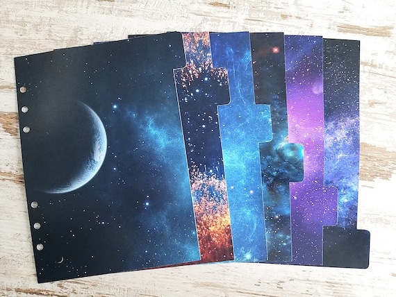 LovedbyGaby divider set "galaxy"