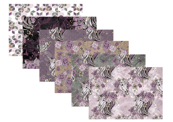 LovedbyGaby A4 scrapbook paper set "memories of spring"