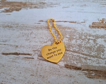 LovedbyGaby charm "self love" or "be the change"