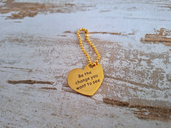 LovedbyGaby charm "self love" or "be the change"