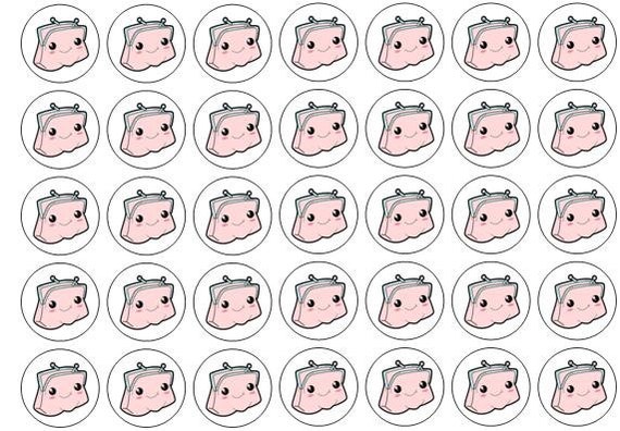 117 kawai wallet, payday/saving, popcorn/movie night, sport/gym bag planner sticker