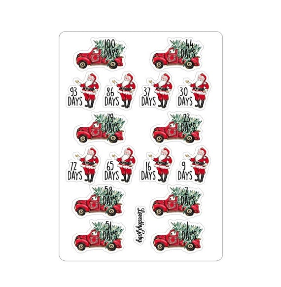 LovedbyGaby stickers "Days till christmas"