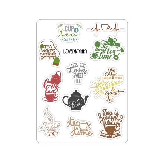 LovedbyGaby stickers "Tea Time"