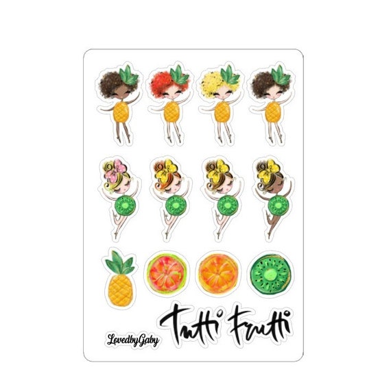 LovedbyGaby stickers Tutti Frutti