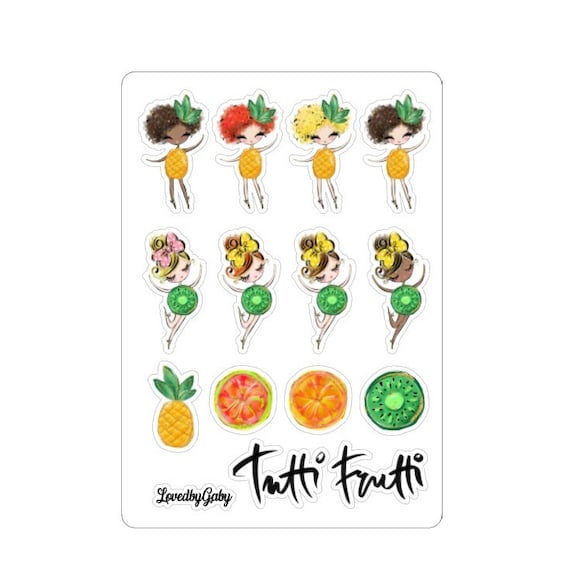 LovedbyGaby stickers Tutti Frutti