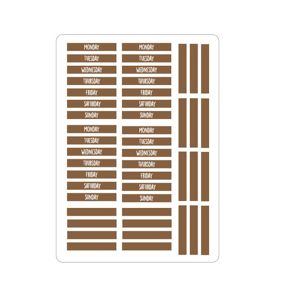 LovedbyGaby Maschapplanner days stickers 2