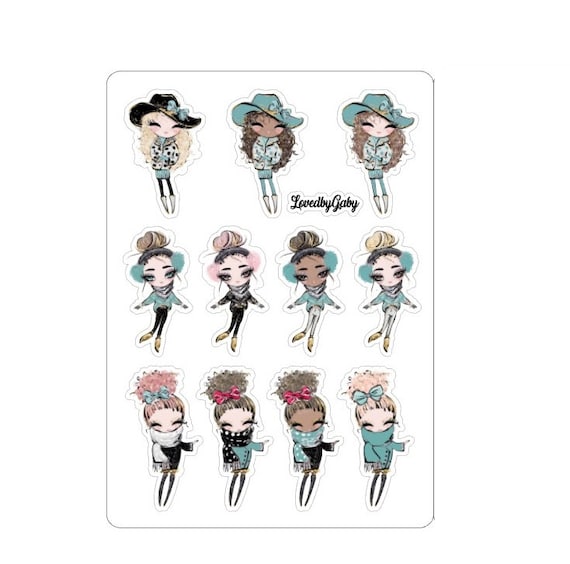 LovedbyGaby stickers "Wintergirls 2"
