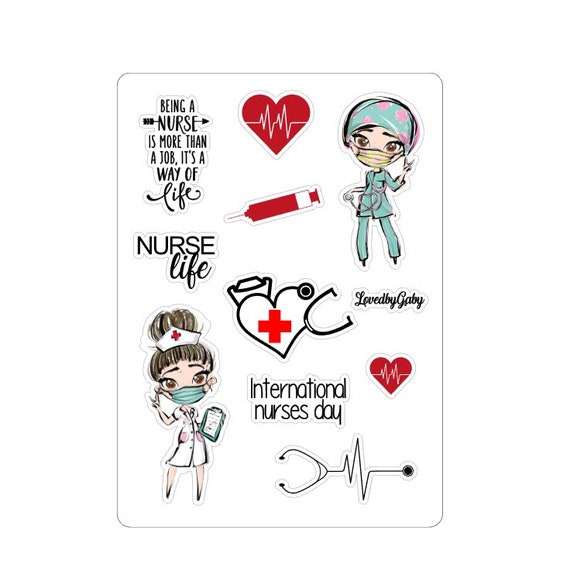 LovedbyGaby stickers "international nurses day"
