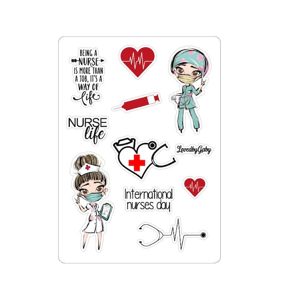 LovedbyGaby stickers "international nurses day"