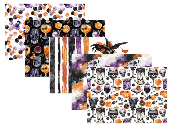 Lovedbygaby A4 Journal Set Halloween Party Etsy