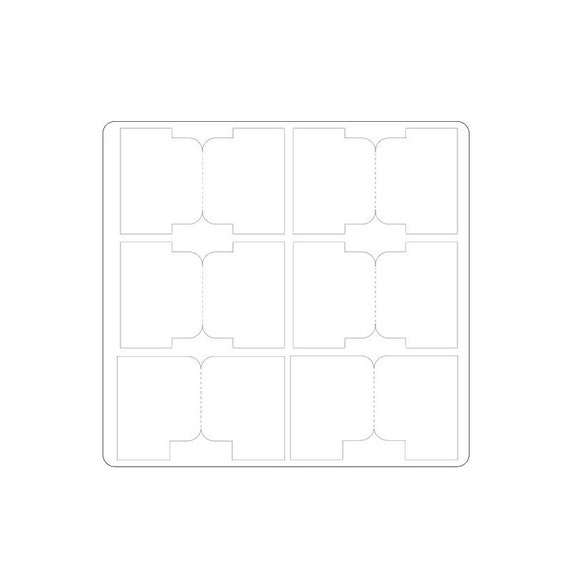 LovedbyGaby "clear vellum tab cover" stickers