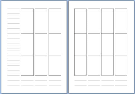 DIY inserts A5