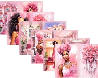 LovedbyGaby A4 journalpaper set Pink Glam