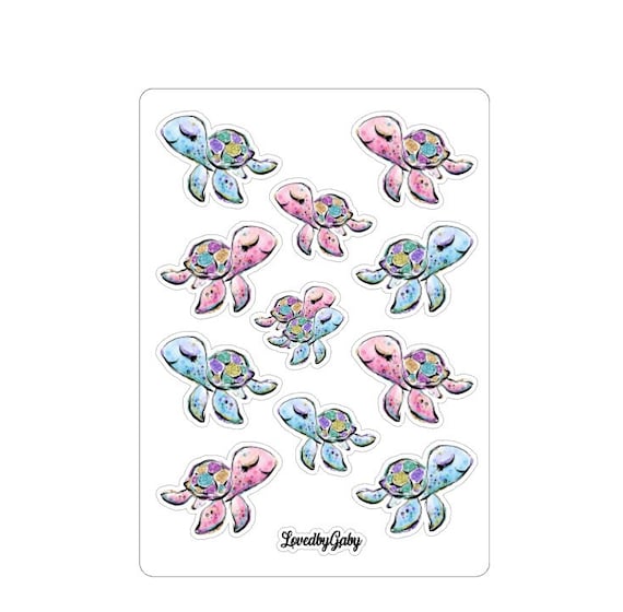 LovedbyGaby stickers "turtles"