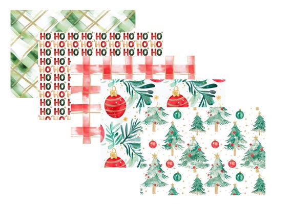 LovedbyGaby A4 journal paper set Kids Christmas