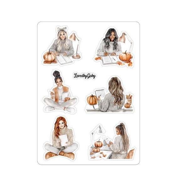Lovedbygaby stickers autumn planner