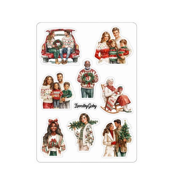 LovedbyGaby stickers Family holidays