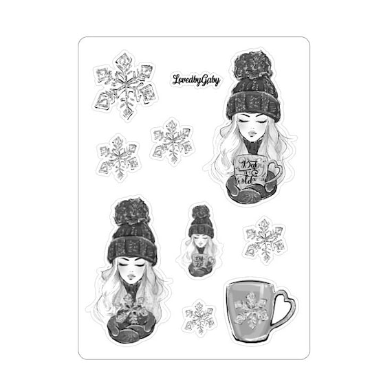 LovedbyGaby stickers "winter cold"