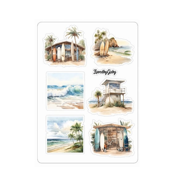 LovedbyGaby stickers Surfing