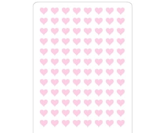 LovedbyGaby washi stickers "hearts" transparent