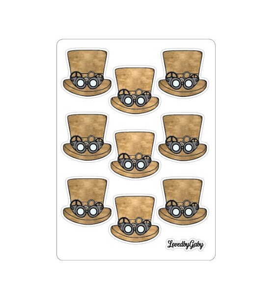 LovedbyGaby stickers Steampunk 1