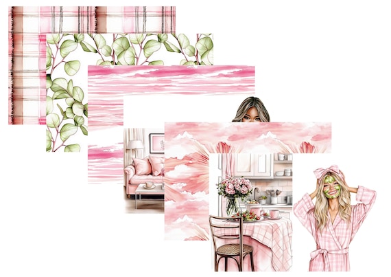 LovedbyGaby A4 journal paper set morning routine